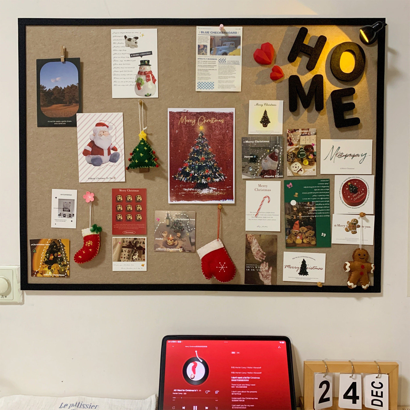 毛毡墙贴照片墙背景板墙面装饰创意DIY羊毛毡板软木板免打孔小红书同款定制HOME黑色立体字母小台灯爱心装饰,文具电教/文化用品/商务用品,软木板/照片板/毛毡板,淘宝优惠券,粉丝福利购,淘宝优惠卷