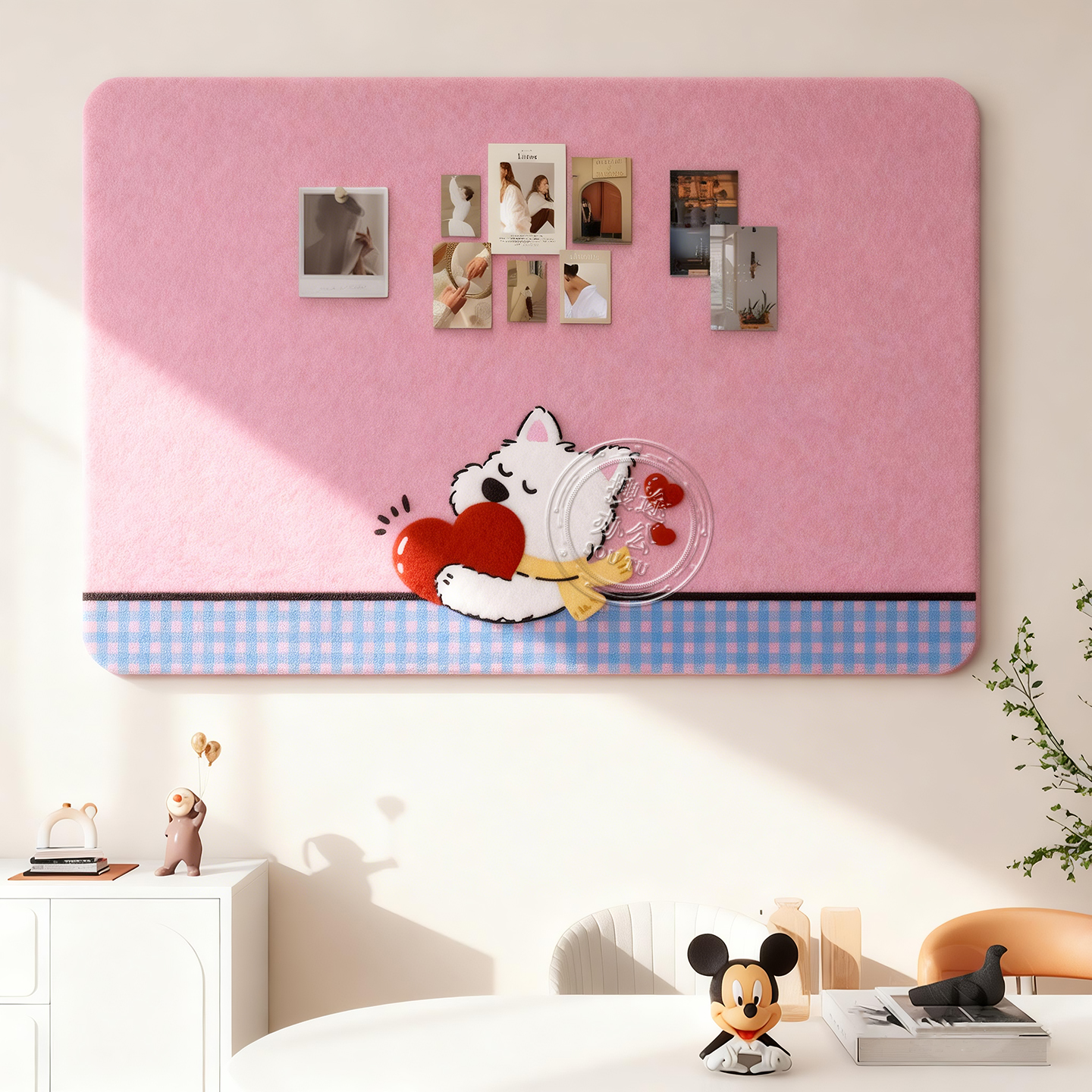 毛毡板墙贴照片墙展示墙背景板