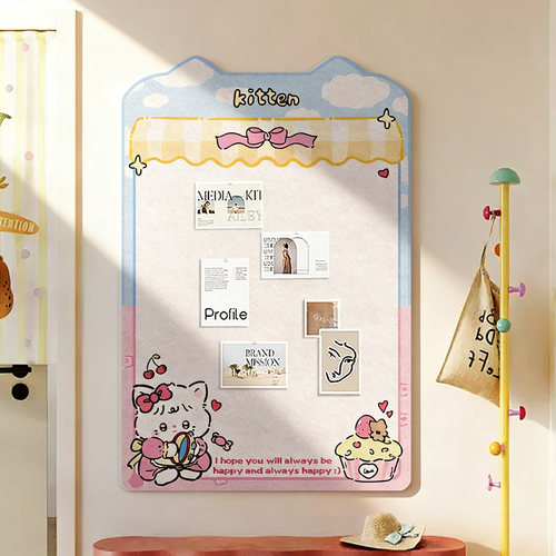 毛毡板照片展示墙免打孔