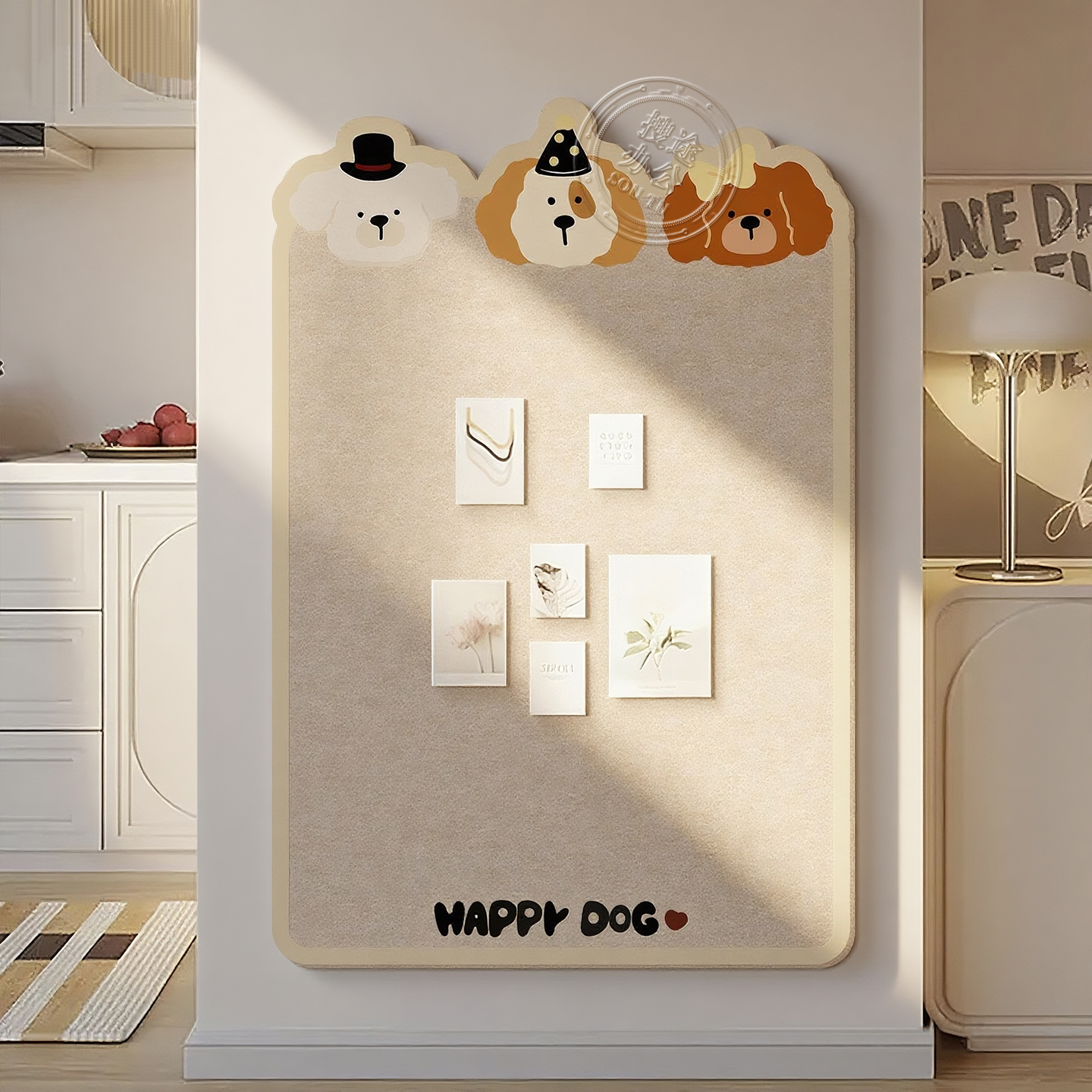 毛毡板墙贴照片墙背景板作品展示板环保不伤墙幼儿园环创厚可粘贴装饰创意免打孔墙上展示拍立得软木板留言板