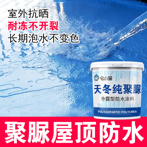 聚脲屋顶防水补漏材料裂缝飞扬