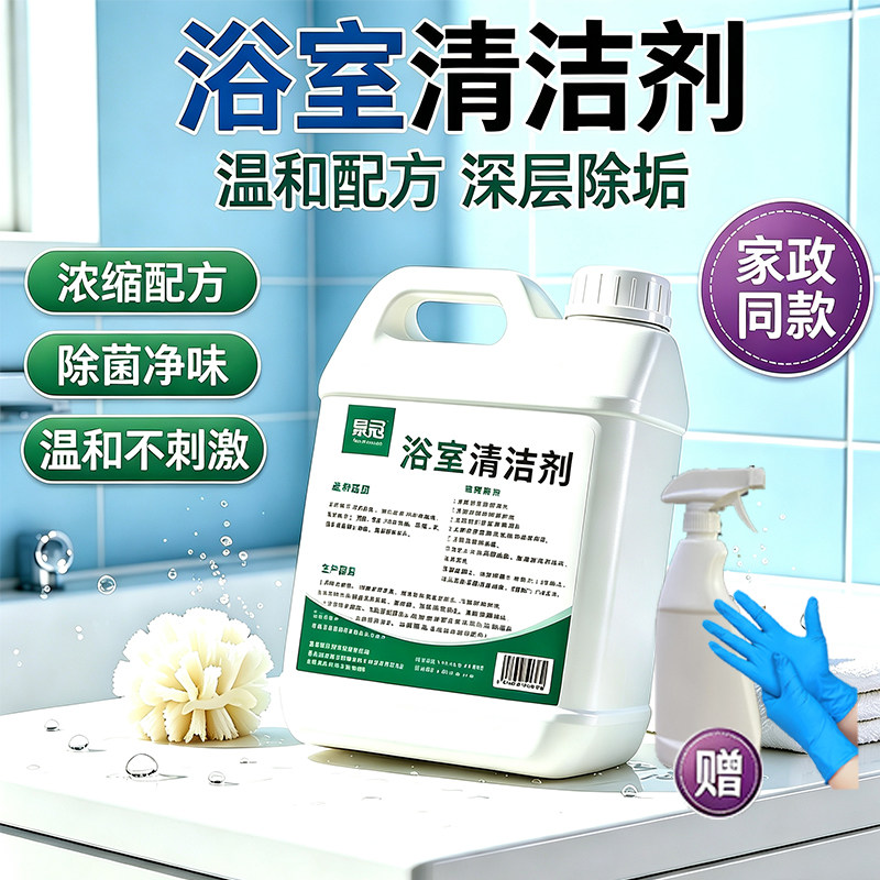 浴室瓷砖清洁剂不锈钢花洒龙头厕水垢清洁剂/除垢剂