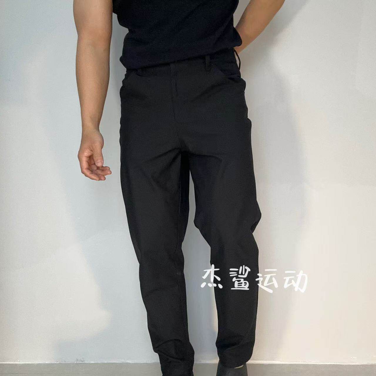 限量款牛货GYMSHARK男运动休闲日常百搭款纯色小直筒弹性西裤