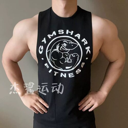 现货英国Gymshark必入legacy经典印花男显身材运动健身背心坎肩D3