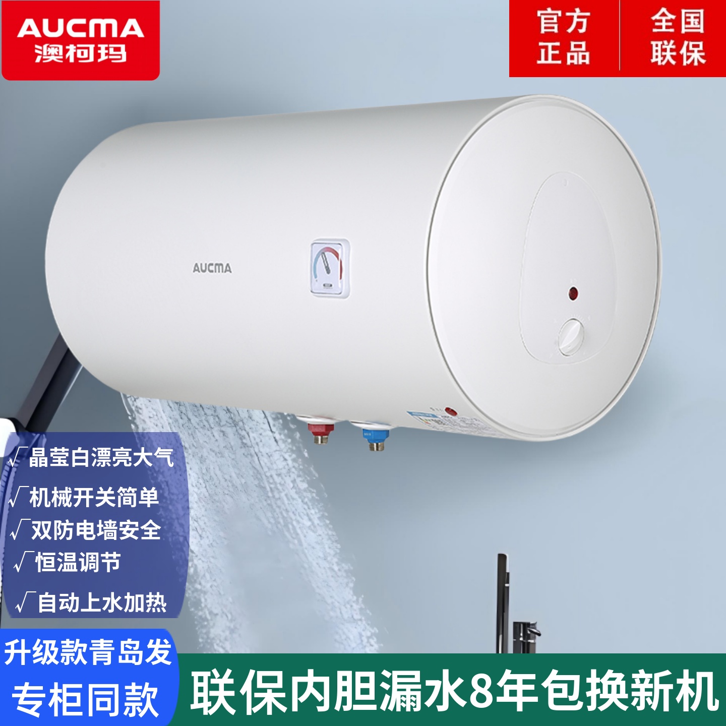 家用双重防电热水器速热式节能