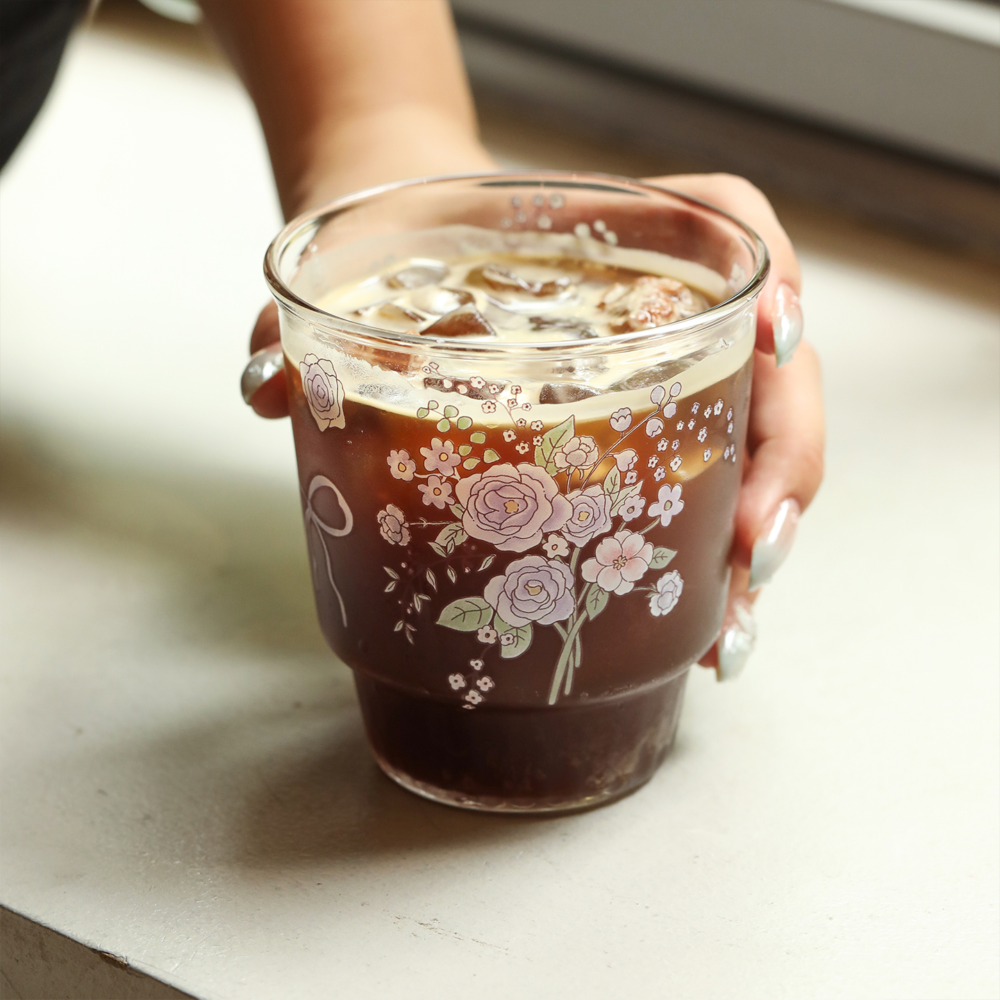 特别好看的咖啡杯子家用喝水