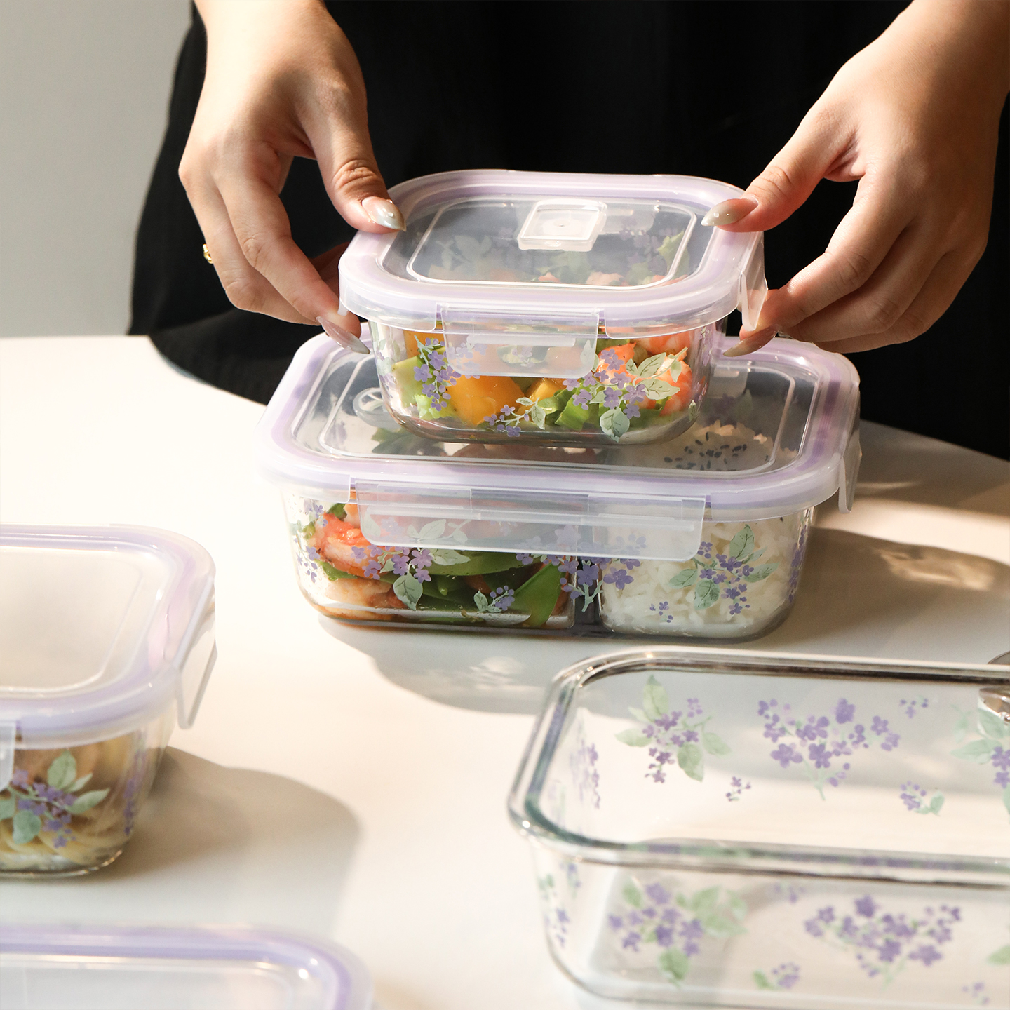 微波炉加热专用饭盒食品级超轻