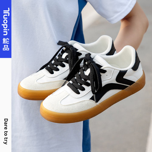 鮀品明星同款德训鞋女经典百搭