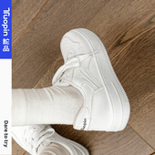 女配裙子2026新款 春秋季 原创休闲鞋 鮀品厚底小白鞋 子百搭白色板鞋