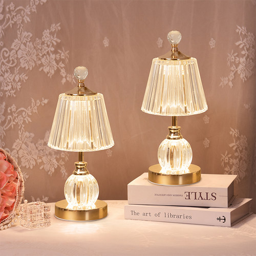 水晶台灯轻奢高级感2025年新款