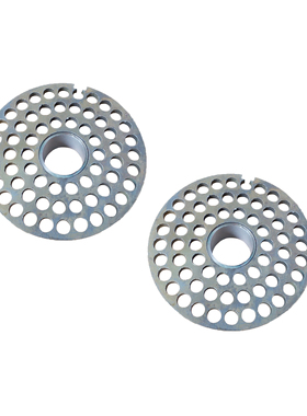 32型42型62型电动绞肉机孔板各种刀片磨泥机1吨3吨5吨圆刀三角刀