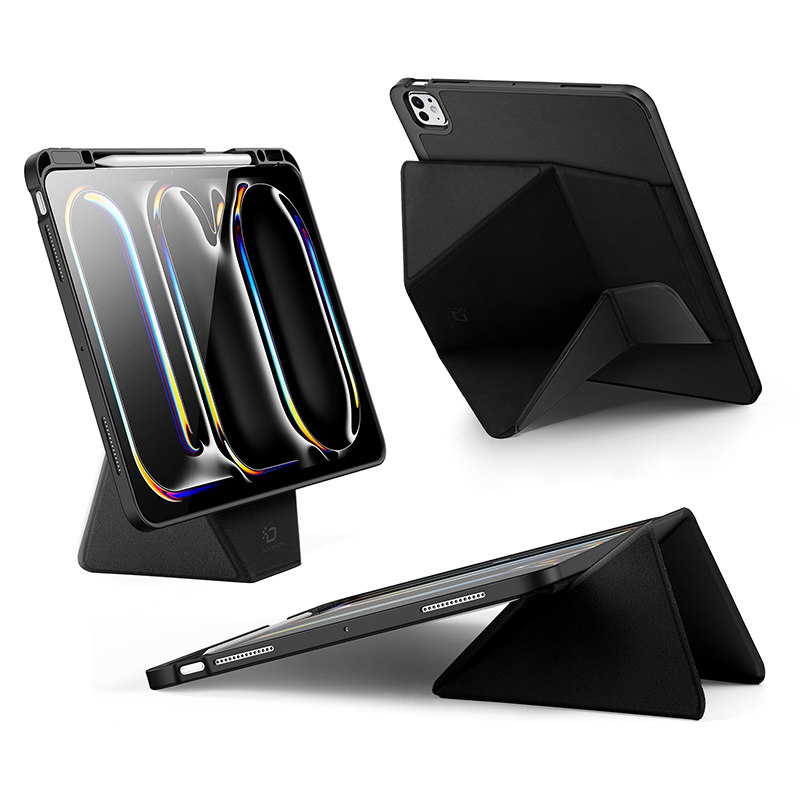 thumbnail for DUXDUCIS for Apple iPad Pro 2025 24 Tablet Case 22 21 20 Protective Case Multi-Fold Air7 6 5 All-Inclusive with Pen Slot 13 Softshell Multi-angle Support Anti-Drop Height Increase