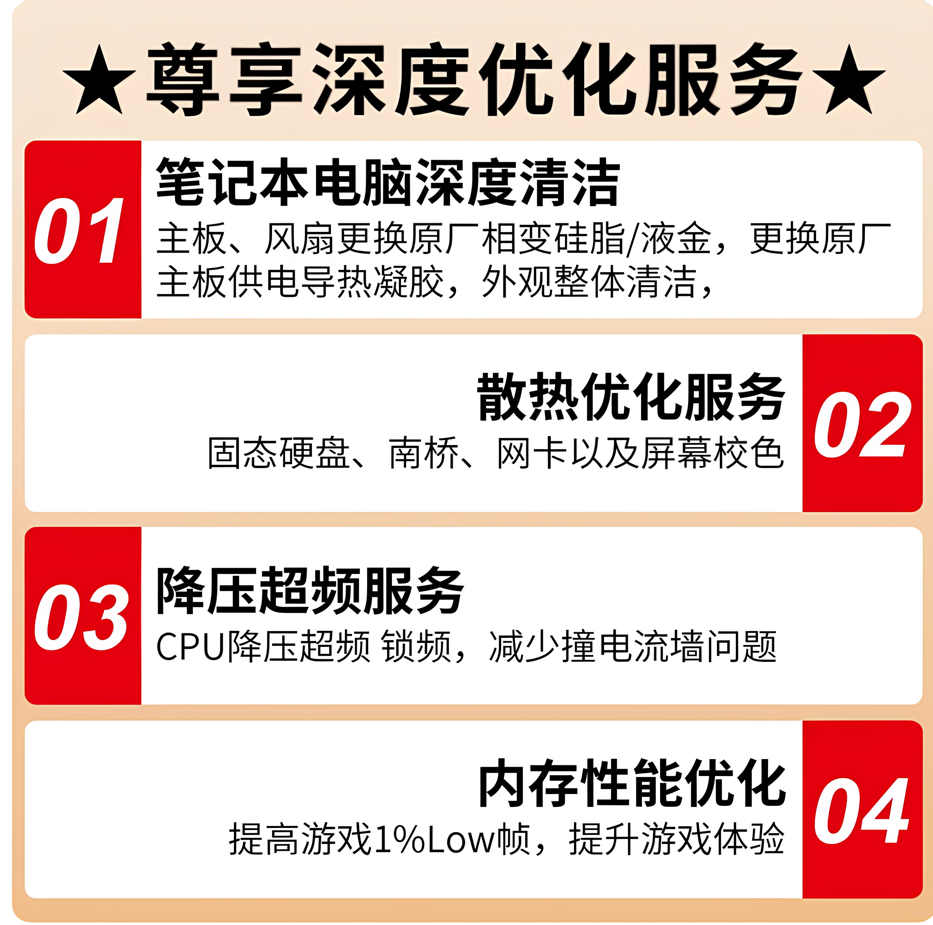 ROG枪神拯救者至臻深度保养服务图片