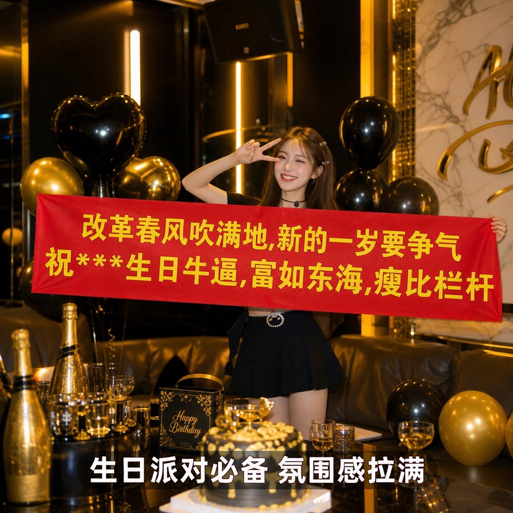 【生日派对必备横幅】氛围感拉满图片