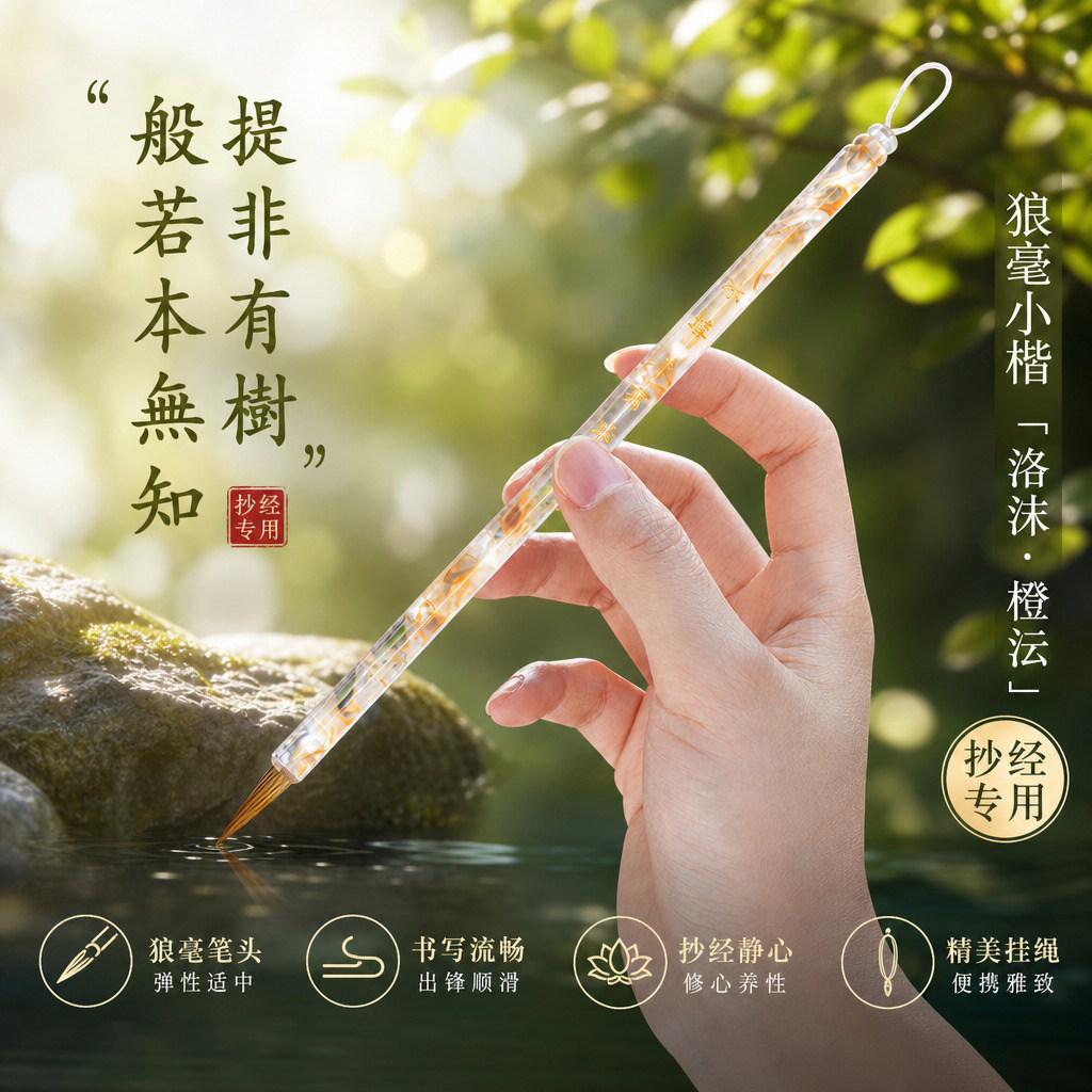 【精心抄写顺滑】小楷专用毛笔图片