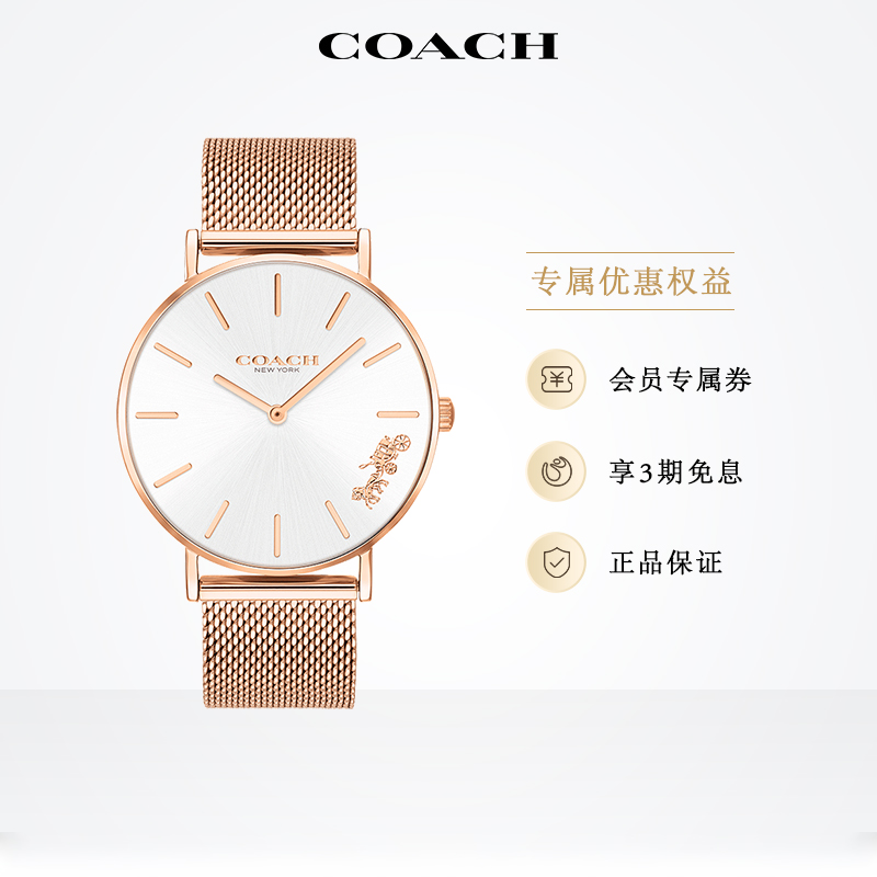 蔻驰时尚简约腕表小金表