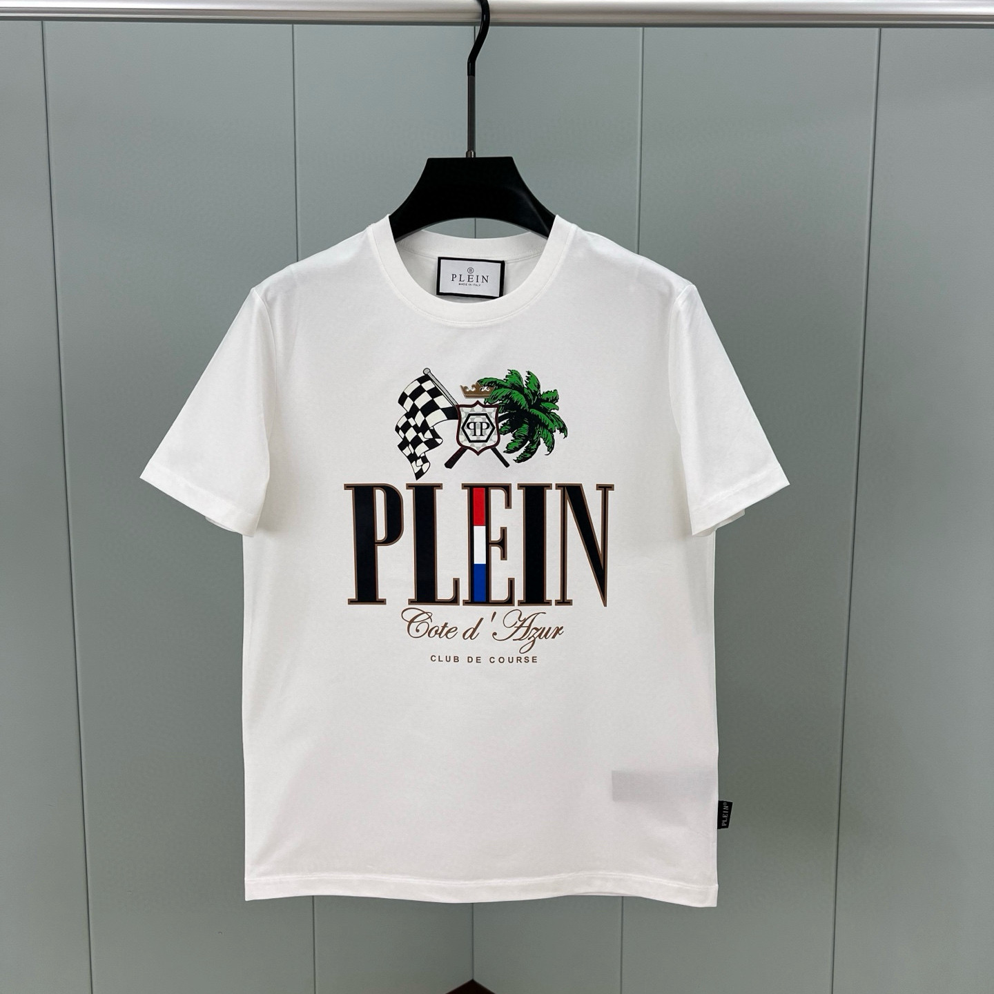2025夏季新款潮牌PP赛车印花T恤