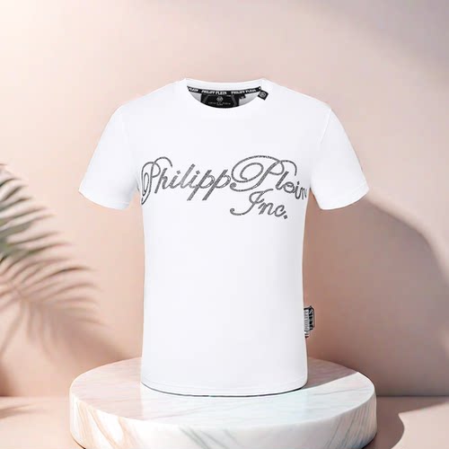 个性字母pp男装修身百搭短袖衣服