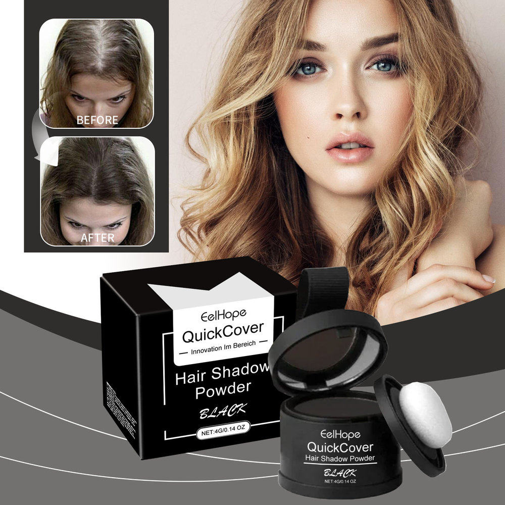 Eelhope 黑色发际线修饰粉 简易遮盖头皮提升整体妆感焕发魅力,洗护清洁剂/卫生巾/纸/香薰,其它,淘宝优惠券,粉丝福利购,淘宝优惠卷