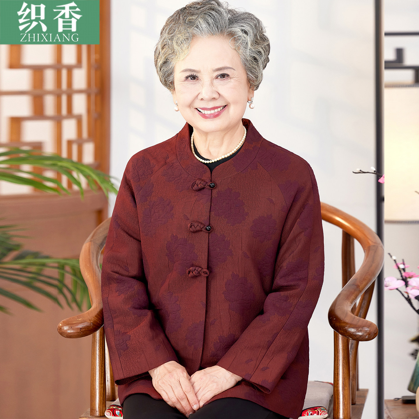 中老年人春装女妈妈外套
