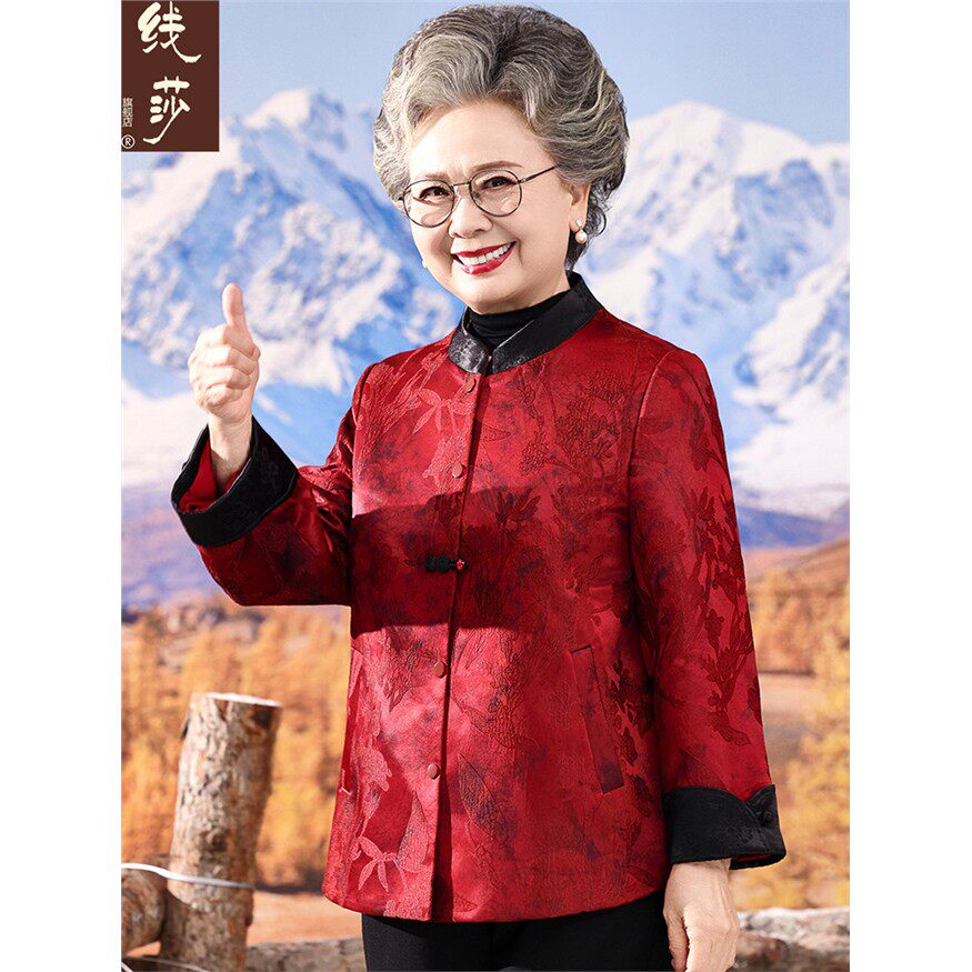 60-780岁高龄母亲春装民