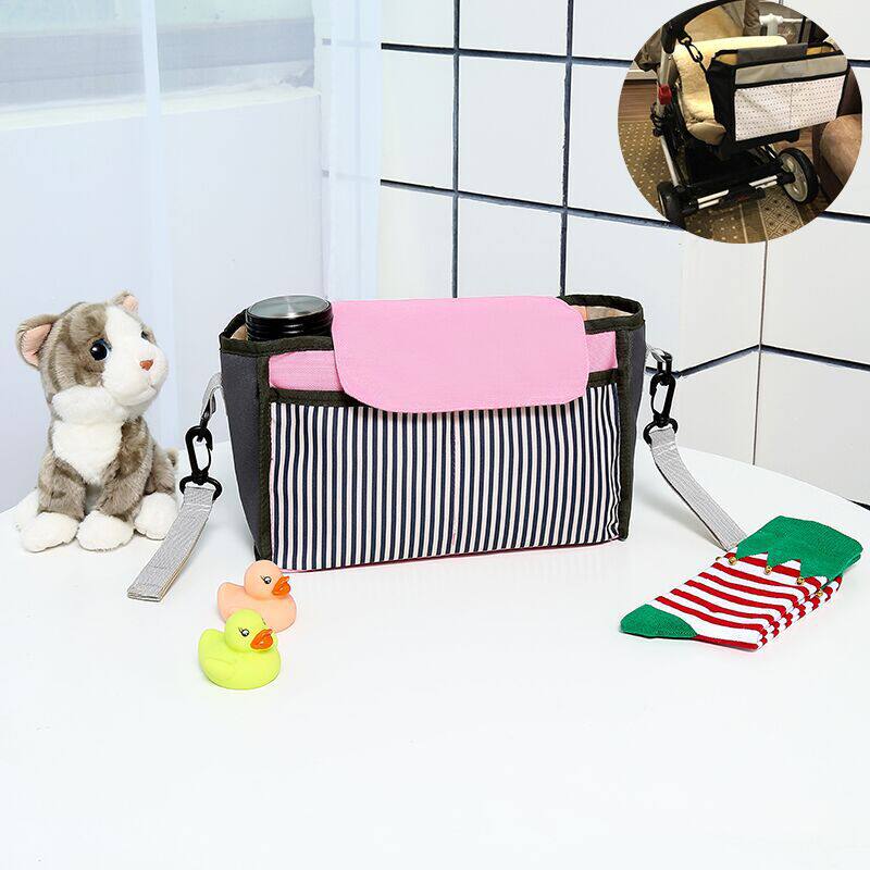 婴儿手推车挂包车挂袋 奶瓶纸尿布裤大容量收纳妈咪包 可logo