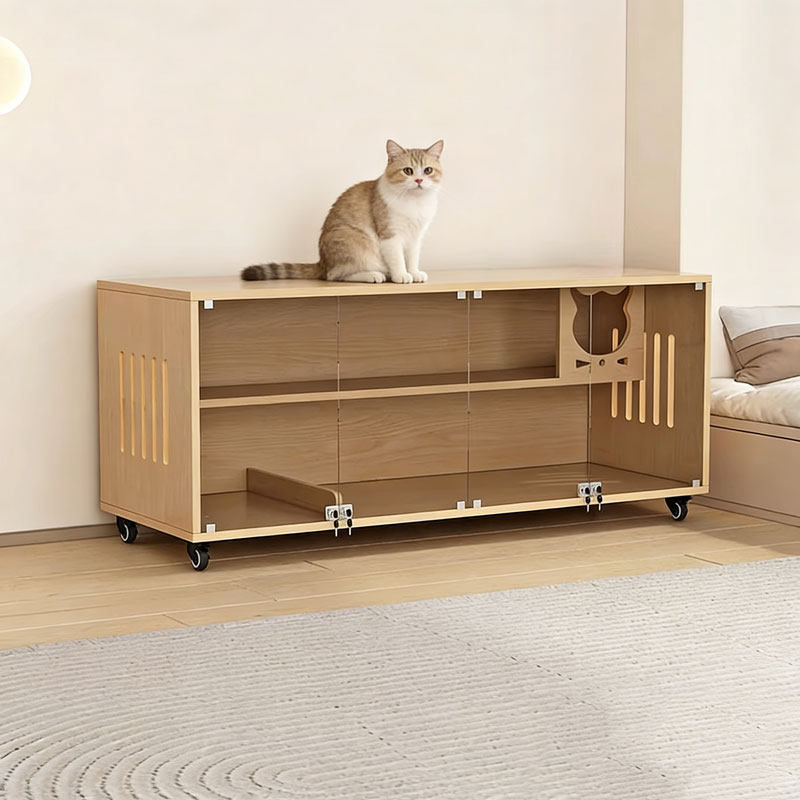 猫别墅实木猫笼子大空间猫屋室内猫房猫柜家用猫窝猫厕所一体猫舍,宠物/宠物食品及用品,猫笼子/猫别墅,淘宝优惠券,粉丝福利购,淘宝优惠卷