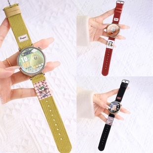 适用coros高驰手表pace4表带新款灯芯绒APEX2替换女生PACE3/2专用智能户外运动apexpro腕带男士新年红色配件