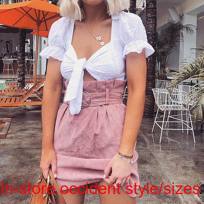 2019 Skirt female ring belt high waist bag hip skirtin the Women's clothing/Boutique , Skirts  category - from Buy2taobao.com to provide professional Taobao agent buy service