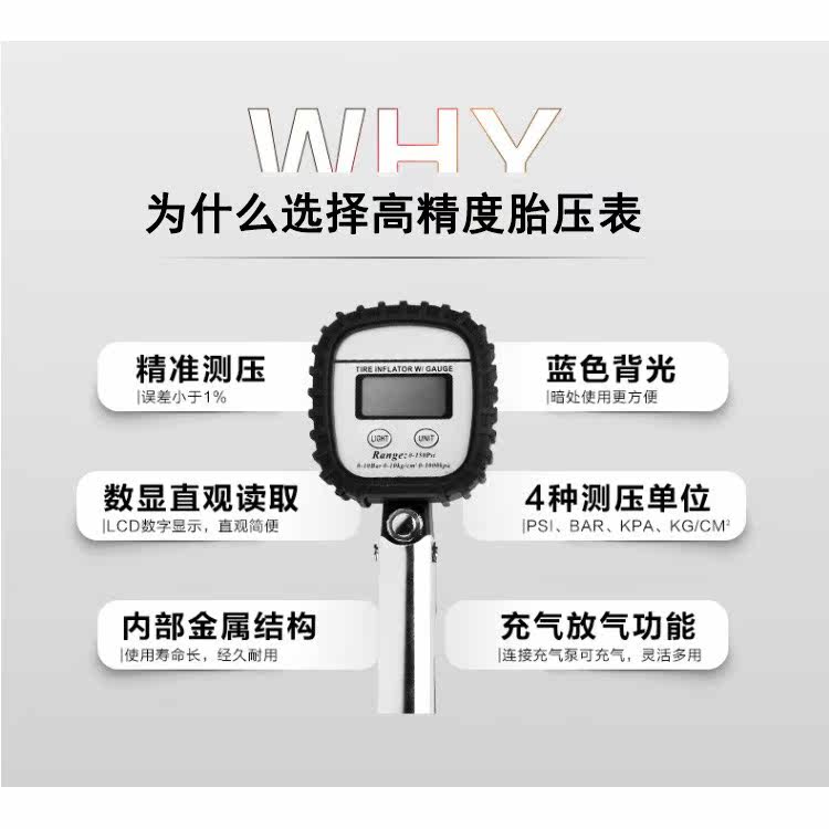 high-precision Digital pressure gauge Tire pressure gauge T-max inflation Tire Gauges Cheer up Air pump Playing airsoftin the Car/Articles/Fitting/Refit , Car Accessories/The jewelry , Driving personal items , Barometer/Tire Pressure Table  category - from Buy2taobao.com to provide professional Taobao agent buy service