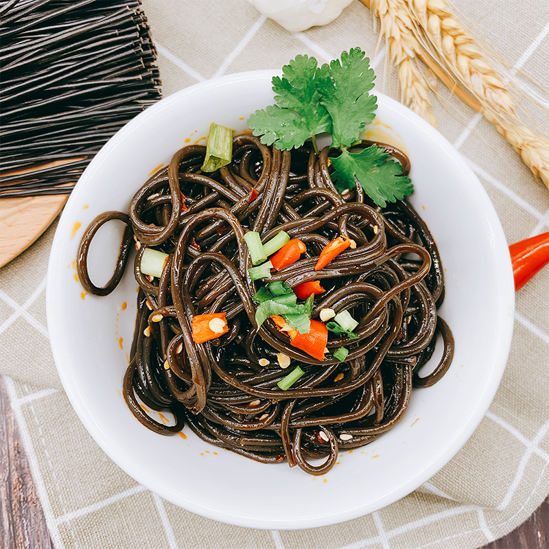 涮你美 蕨根粉丝四川特产蕨根粉丝180g酸辣凉拌菜黑粉丝十袋包邮