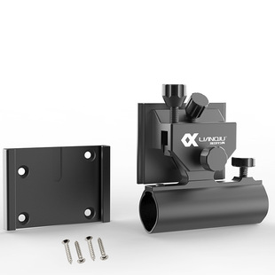 连球钓箱正品配件加厚铝合金鱼护座左右手通用鱼护筒插片式通用