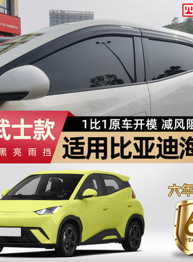 比亚迪海鸥晴雨挡专用汽车用品大全改装饰配件车窗雨眉防雨板神器