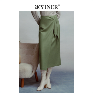 半身裙8C33550310 新款 YINER音儿专柜女装 2023冬季