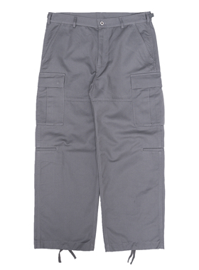 MUNDANE (MDE) 23AW Cargo Pants多口袋抽绳褶皱直筒休闲工装长裤