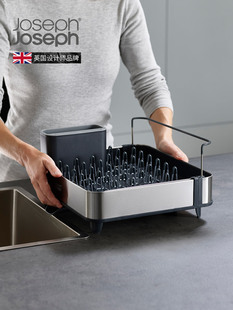 英国JosephJoseph厨房碗架沥水架 碗碟整理置物架碗筷收纳盒