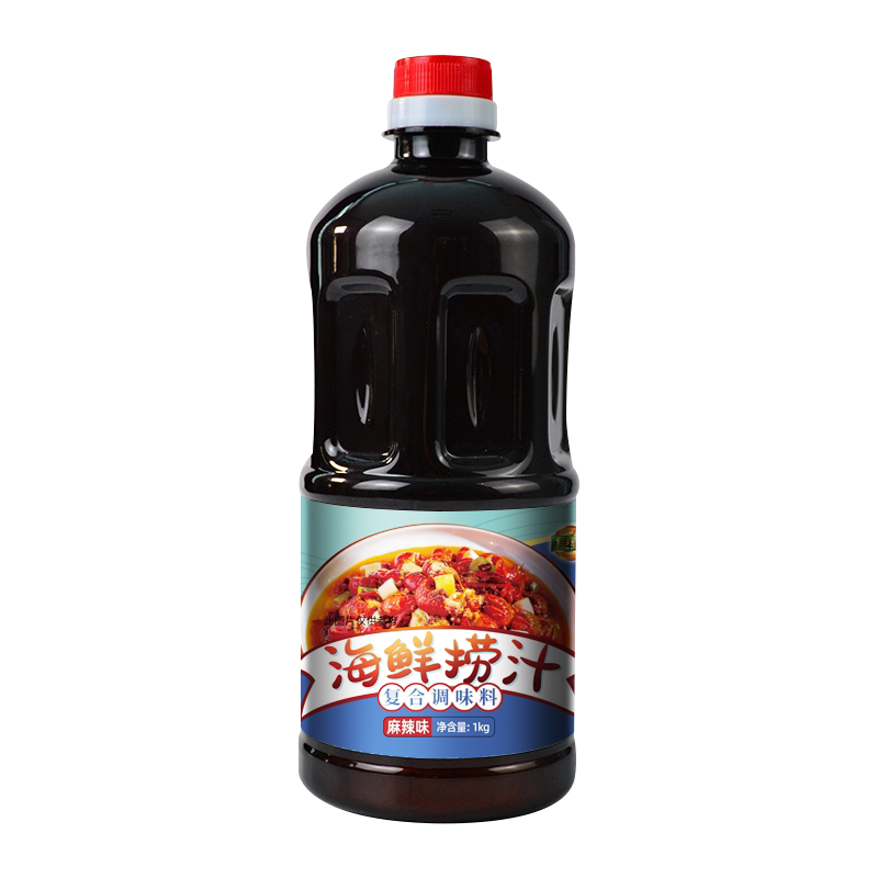食宴捞汁小海鲜调料汁1kg商用麻辣生腌调味料凉拌菜蘸料即食