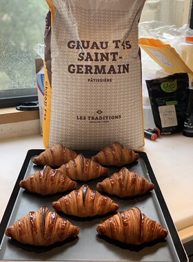 法国原装进口Moulins Viron T45 烘焙小麦粉 羊角粉 软欧 25kg