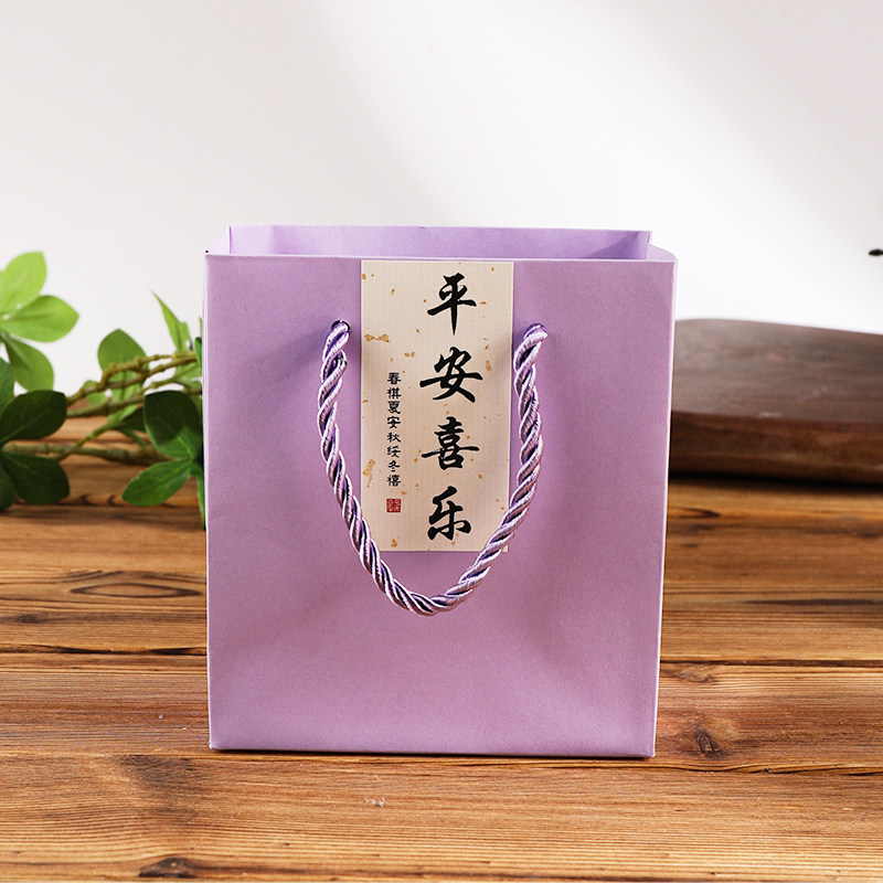 中国风饰品盒手提纸袋首饰袋子小号彩色通用伴手礼品包装袋子