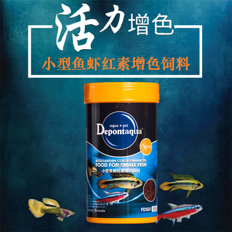 热带水族小型鱼观赏鱼增色饲料红绿灯孔雀鱼幼鱼苗灯科类鱼粮