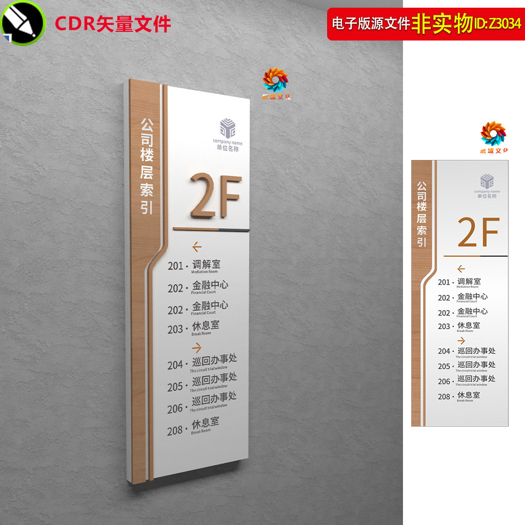 楼层分布导视牌楼层索引牌指示牌公司医院学校标识牌导视系统素材