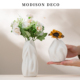 MODISON 饰品 简约素烧陶瓷花瓶高级感创意摆件混沌花插轻奢家居装