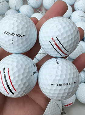 台湾品牌Foremost高尔夫球三线瞄准More EPS三四层下场比赛二手球