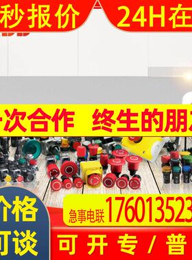 紧凑型 绿色CP1复位平头按钮 带灯CP1-12G-10;10103850