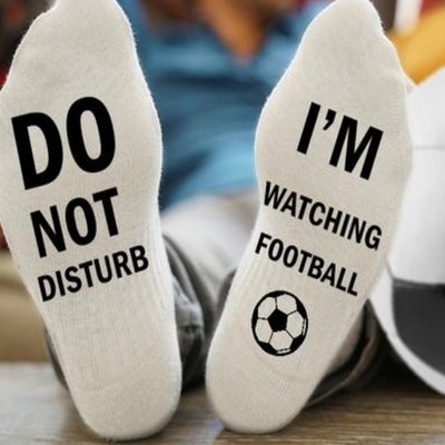 足球袜DO NOT DISTURB WATCHING FOOTBALL袜子中筒袜中性袜