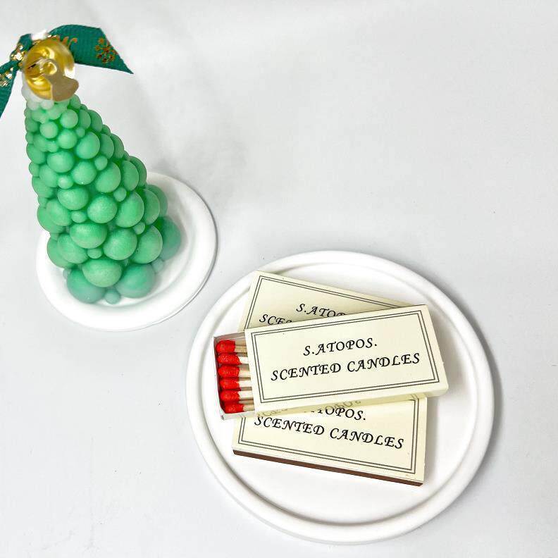 现货香薰蜡烛火柴盒 创意时尚老式火柴 洋火柴盒蛋糕店家用