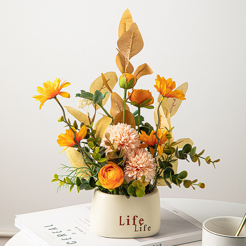 现代绿植假花仿真花小摆件客厅餐桌摆花电视柜玄关装饰品花艺摆设,家居饰品,仿真花/假花,淘宝优惠券,粉丝福利购,淘宝优惠卷