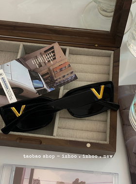 复古拽姐墨镜女款高级感方形开车