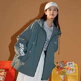 中性2021秋冬新款宽松变色龙炫彩潮流情侣连帽外套G3006，女装短外套，电商A362