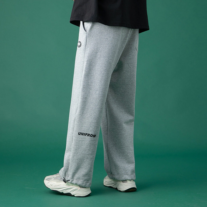 中性风2021春夏新款运动休闲裤女阔腿宽松卫裤女G2522，女装休闲裤，电商A362